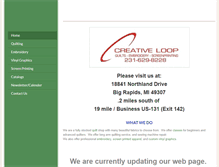 Tablet Screenshot of creative-loop.net